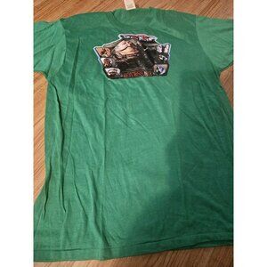 Vintage Star Wars  T Shirt Return of the Jedi 1983 Green Size Large Single Stitc